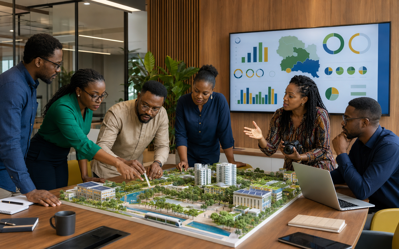Green Cities members participating in a professional learning and project-planning session